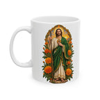 San Judas Tadeo Marigold Sun Arch Ceramic Mug product preview, view 3