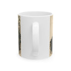 San Judas Tadeo Emerald & Gold Sacred Heart Ceramic Mug product view 3