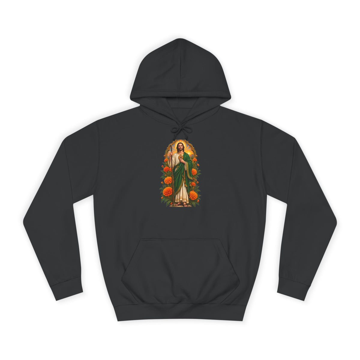 San Judas Tadeo Marigold Sun Arch Unisex Hoodie
