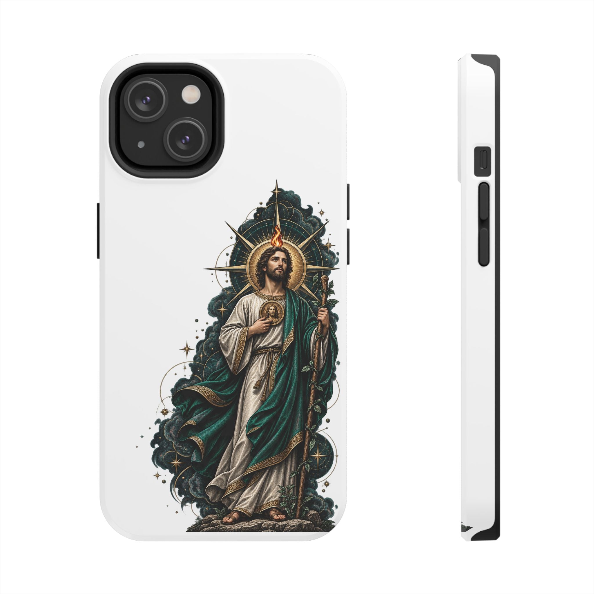 San Judas Tadeo Midnight Compass Tough Phone Case product preview, view 14