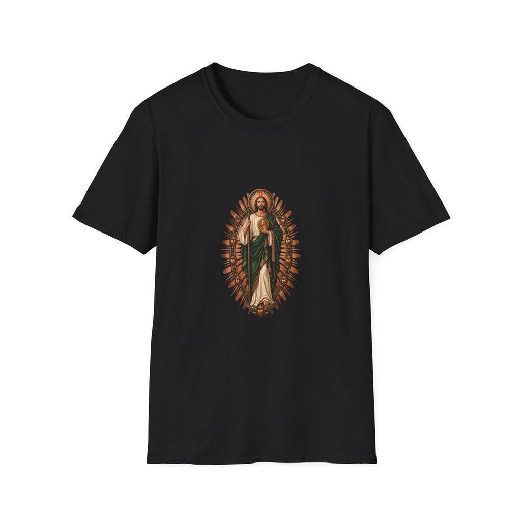 San Judas Copper Ex-Voto Mandorla T-Shirt product preview, view 10