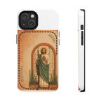 San Judas Tadeo Terracotta Rosary Garden Tough Phone Case product preview, view 14