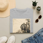 San Judas Tadeo Emerald & Gold Sacred Heart Unisex T-Shirt product view 4