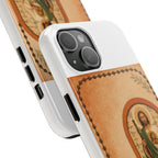 San Judas Tadeo Terracotta Rosary Garden Tough Phone Case product preview, view 16