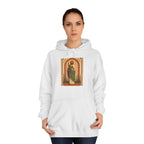 San Judas Tadeo Terracotta Rosary Garden Unisex Hoodie product preview, view 4
