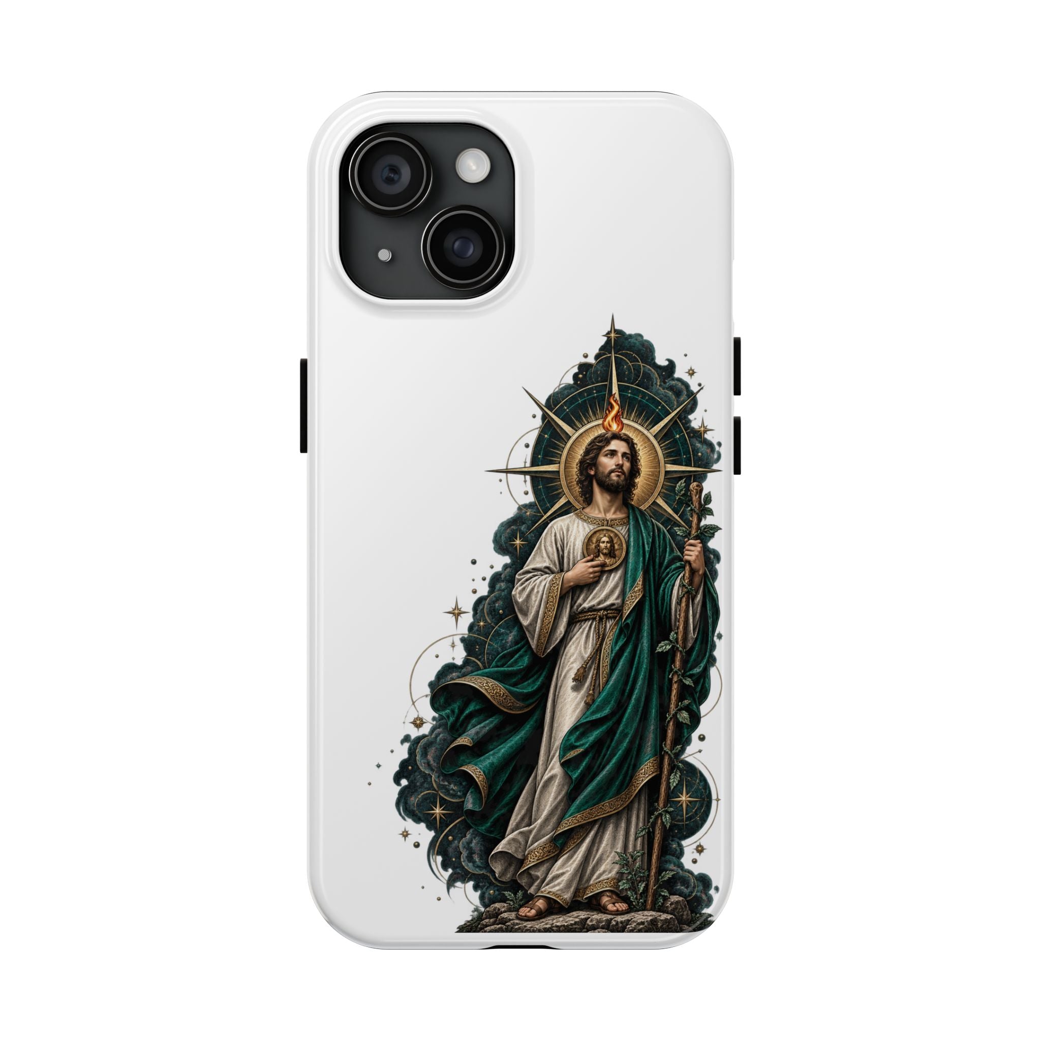 San Judas Tadeo Midnight Compass Tough Phone Case product preview, view 3