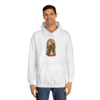 San Judas Tadeo Marigold Sun Arch Unisex Hoodie product preview, view 3
