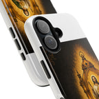 San Judas Tadeo Amber Pilgrim Lantern Tough Phone Case