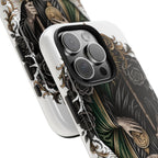 Capa Protetora para Celular San Judas Tadeu Coração Sagrado Preto e Dourado