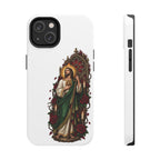 San Judas Tadeo Crimson Rose Window Tough Phone Case product preview, view 14