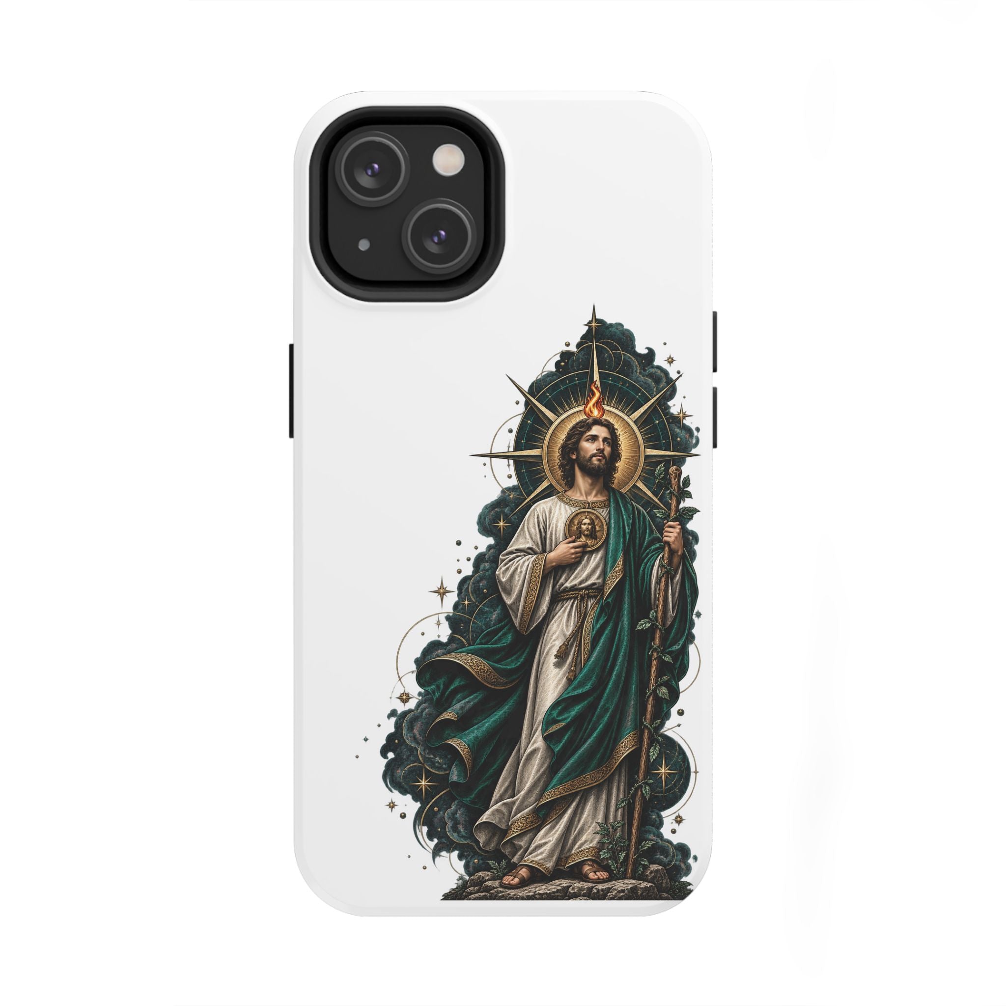 San Judas Tadeo Midnight Compass Tough Phone Case product preview, view 2