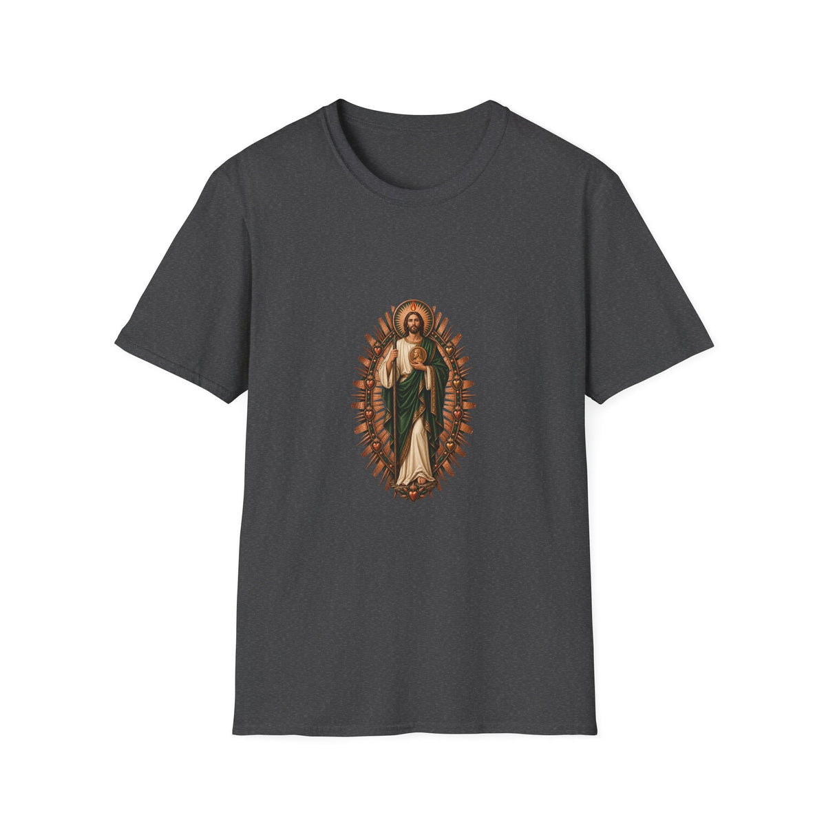 San Judas Copper Ex-Voto Mandorla T-Shirt product preview, view 19