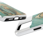 San Judas Tadeo Aqua Radiant Sanctuary Tough Phone Case product preview, view 20