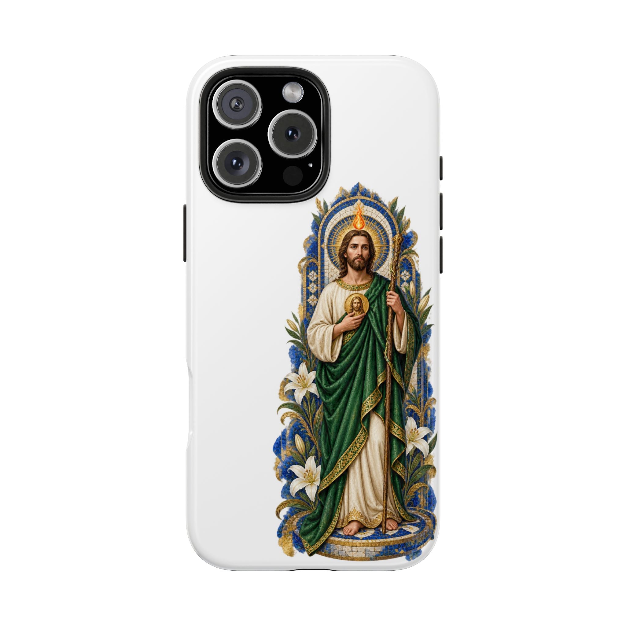 San Judas Tadeo Cobalt Chapel Mosaic Tough Phone Case product preview, view 6