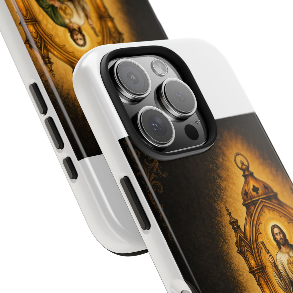 San Judas Tadeo Amber Pilgrim Lantern Tough Phone Case