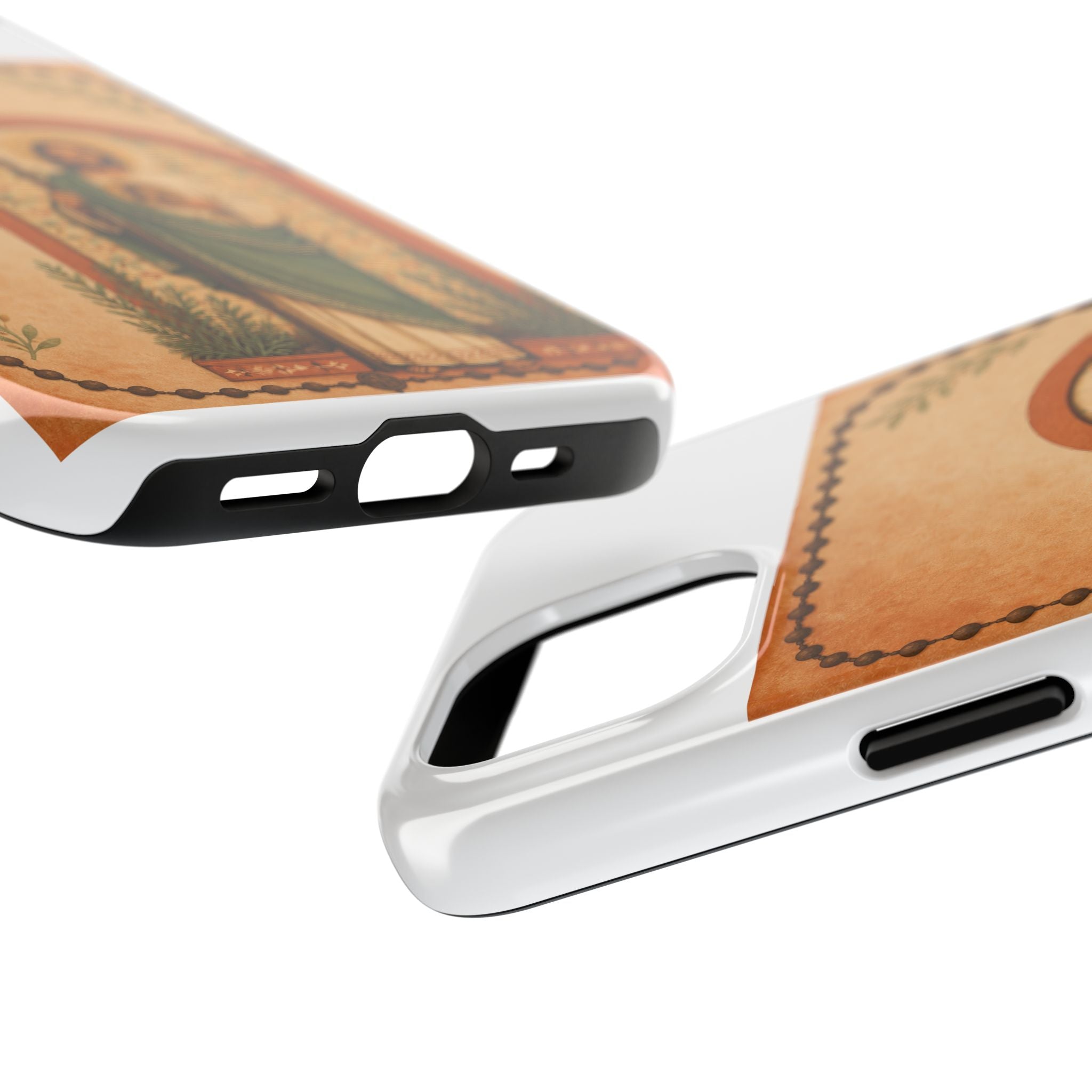 San Judas Tadeo Terracotta Rosary Garden Tough Phone Case product preview, view 17
