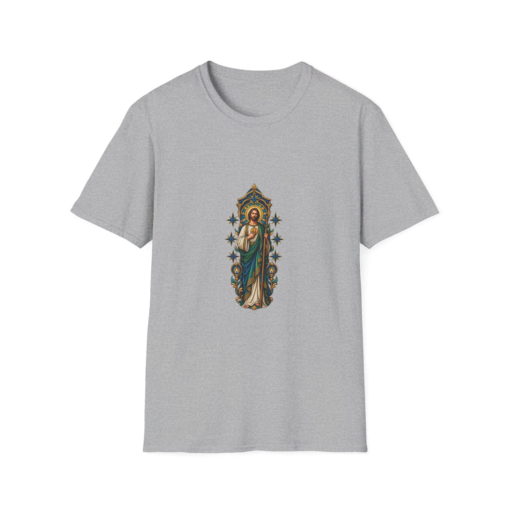 San Judas Indigo Seven-Star Shrine T-Shirt product preview, view 16