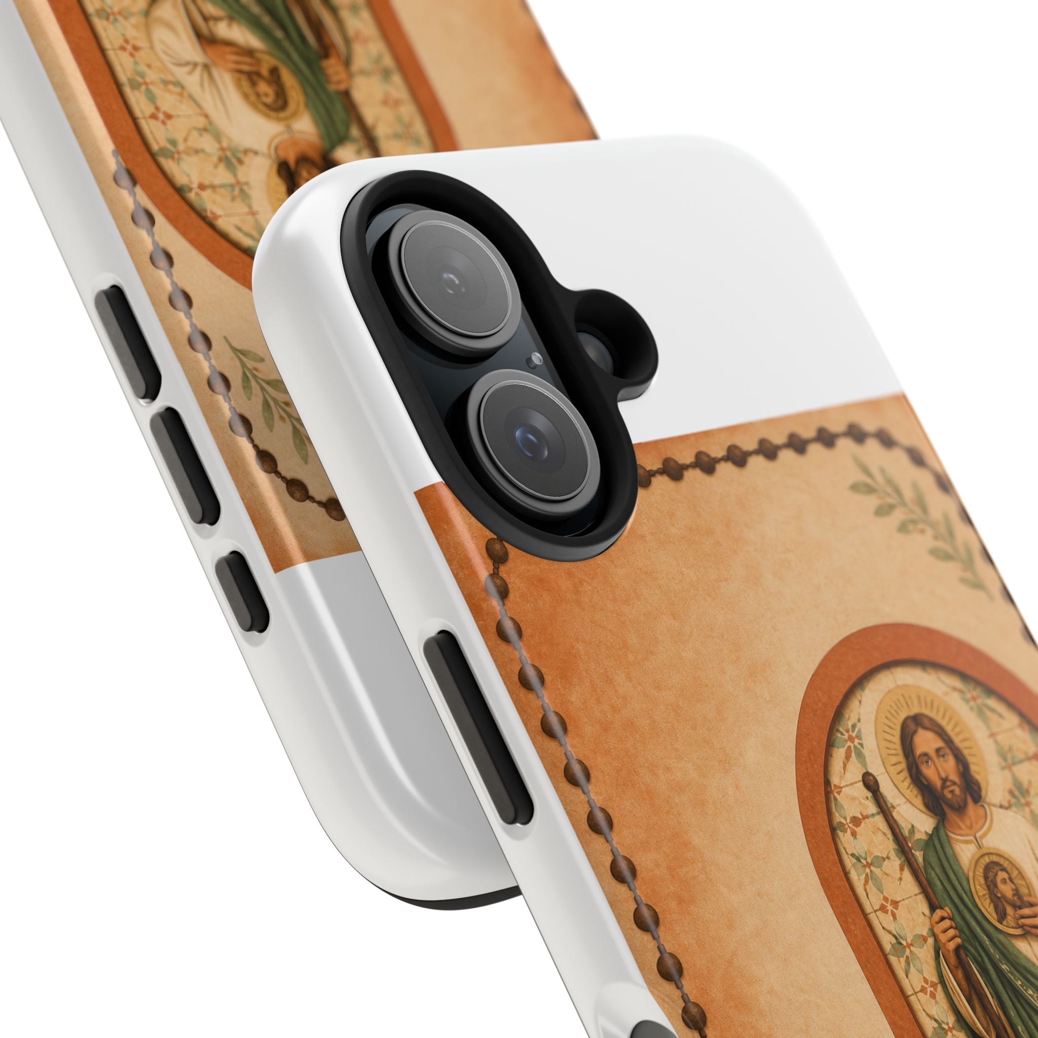 San Judas Tadeo Terracotta Rosary Garden Tough Phone Case product preview, view 26