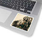 Adesivo de recorte beijo Esmeralda e Ouro Sagrado Coração São Judas Tadeu